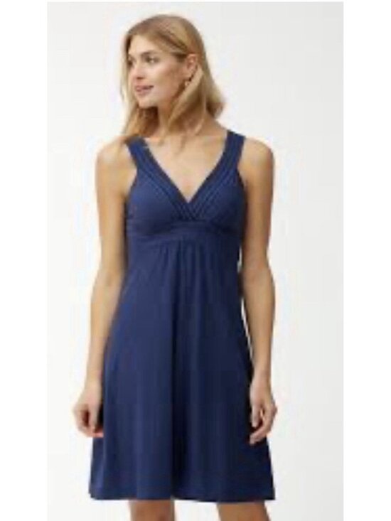 Tommy Bahama Dresses & Skirts - Tommy Bahama Women’s Arden Navy Blue Sleeveless Knit Dress Size Medium